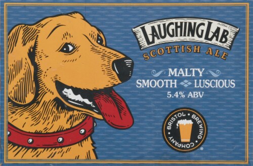 Bristol Brewing Company Laughing Lab Scottish Ale Perspective: front
