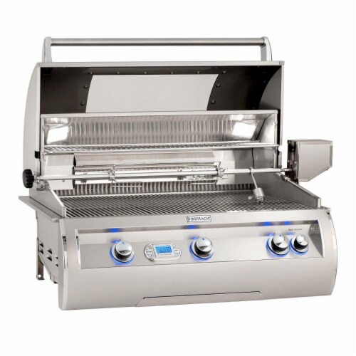 Fire Magic E790i-8L1N-W Built in 90000 BTU Grills with Digital Thermometer Perspective: front