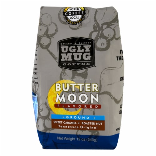 Ugly Mug Butter Moon Ground Coffee Perspective: front