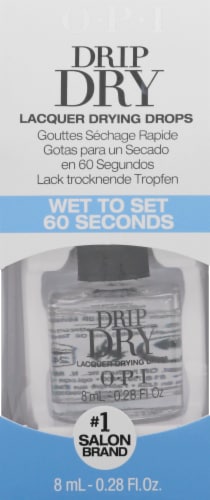 O.P.I Drip Dry Lacquer Drying Drops Nail Polish 0.3 oz Perspective: front