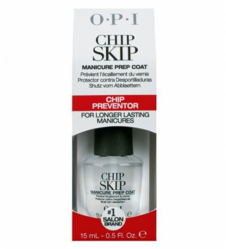 OPI Chip Skip Clear Manicure Prep Coat Chip Preventor Nail Lacquer Perspective: front