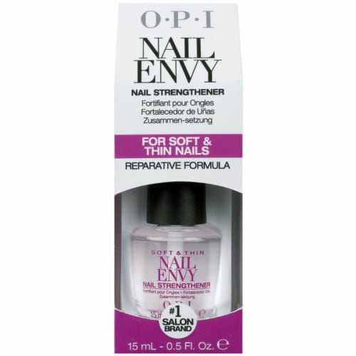 OPI Soft & Thin Nail Envy Reparative Formula Perspective: front