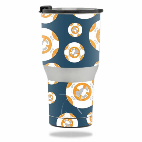 MightySkins RTTUM2017-Mini Galaxy Bots Skin for RTIC 20 oz Tumbler 2017 - Mini Galaxy Bots Perspective: front