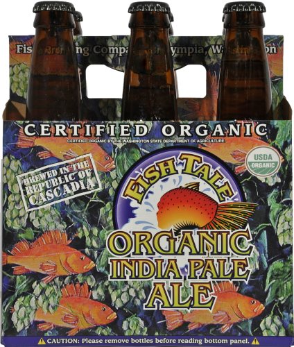 Fish Tale Organic IPA Perspective: front