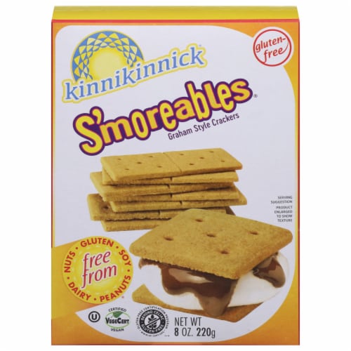 Kinnikinnick S'moreables Graham Style Crackers Perspective: front