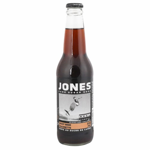 Jones™ Soda Co. Root Beer Single Bottle Perspective: front
