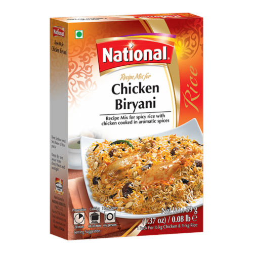 National® Chicken Biryani Recipe Mix Perspective: front