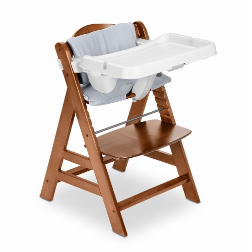 hauck AlphaPlus Grow Along Walnut Wooden High Chair, Tray Table & Deluxe  Cushion, 1 Piece - Harris Teeter