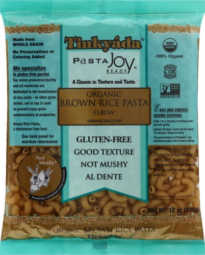 Tinkyada Organic Elbows Brown Rice Pasta Perspective: front
