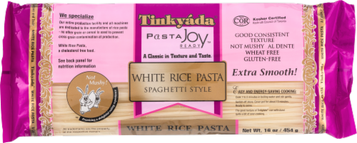 Tinkyada® White Rice Spaghetti Perspective: front