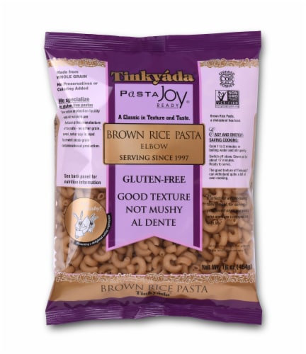 Tinkyada Elbow Brown Rice Pasta Perspective: front