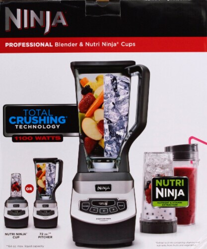 Ninja Professional Blender with Single Serve Attachement, 1 ct - Kroger