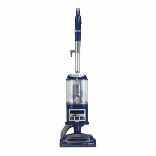 Shark® Navigator Lift-Away Deluxe Upright Vacuum - Blue/Gray Perspective: front