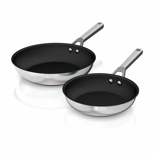 Ninja Foodi NeverStick Stainless Steel Oven Safe 8 and 10.25 Fry Pan Set, 1  Piece - Kroger