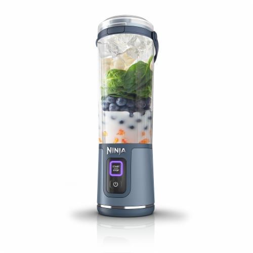 Ninja® Blast™ Portable Blender - Denim Blue Perspective: front