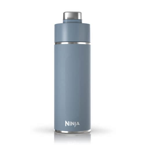 Ninja Thirsti Water Bottle - Blue Perspective: front
