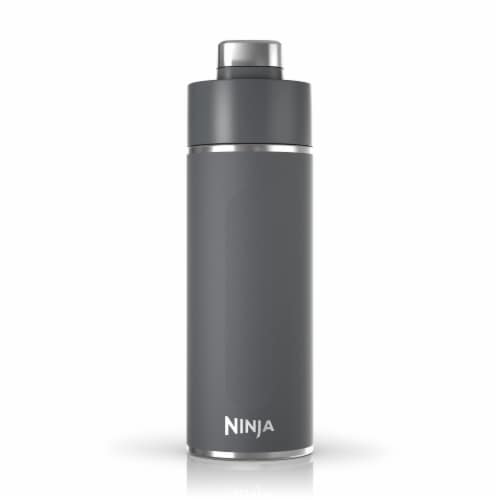 Ninja Thirsti Water Bottle - Grey Perspective: front