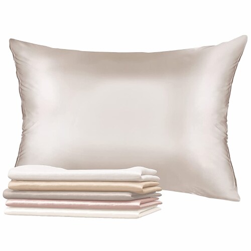 Dreamzie 1 x 19 Momme Silk Pillowcase Double Sided Luxury Silk Gold No Size Mariano s
