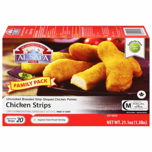 Al Safa Halal™ Breaded Chicken Strips Perspective: front