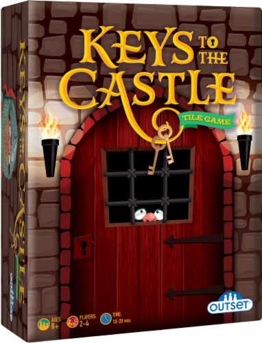 Outset Media® Keys to the Castle Tile Game Perspective: front
