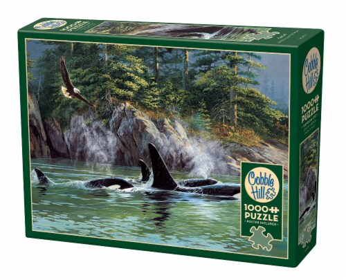 Cobble Hill Orcas Puzzle Perspective: front