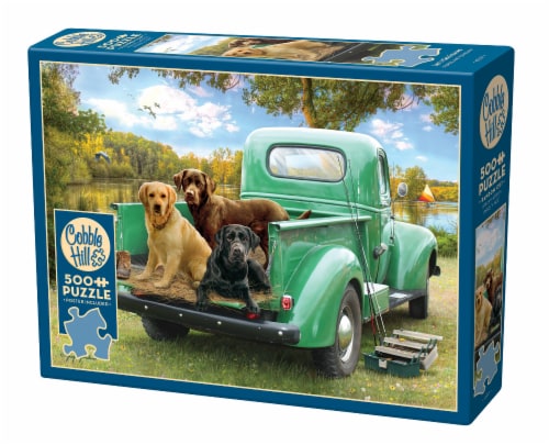 Cobble Hill Let's Go Fishing Puzzle Perspective: front