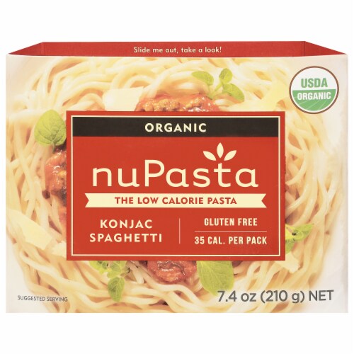 Nupasta KHRM00365751 7.4 oz Konjac Spghetti Organic Pasta Perspective: front