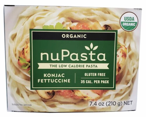 Nupasta Konjac Fettuccine Organic Pasta 7.4 ounce Perspective: front