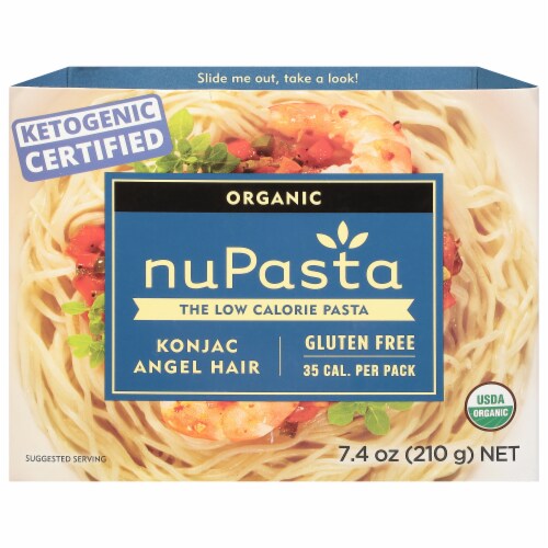 NuPasta Organic Konjac Angel Hair Pasta Perspective: front