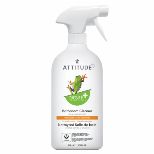 Attitude Citrus Zest Bathroom Cleaner Perspective: front