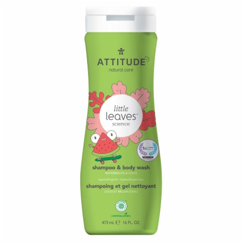 Attitude Little Leaves Watermelon & Coco Shampoo & Body Wash Perspective: front
