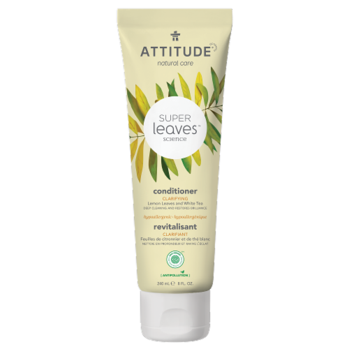 Attitude Super Leaves Lemon and White Tea Clarifying Conditioner Perspective: front