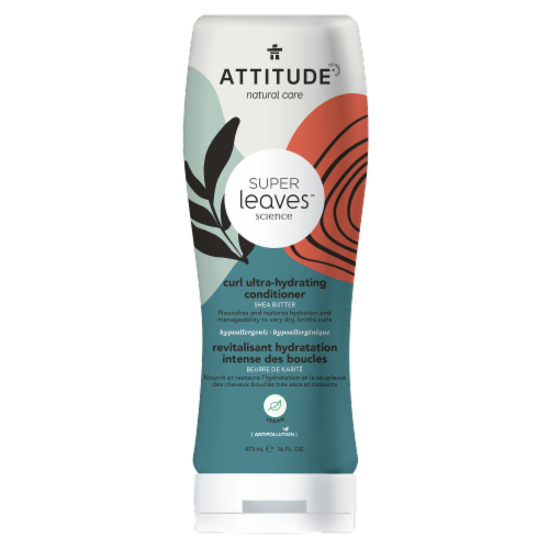 Attitude® Super Leaves™ Shea Butter Curl Ultra-Hydrating Conditioner Perspective: front