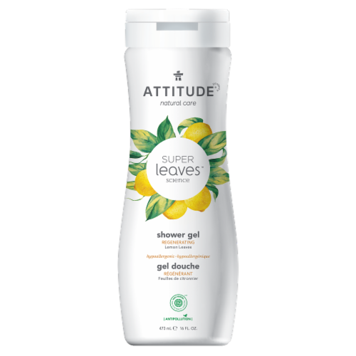 Atiitude Super Leaves Lemon Regenerating Shower Gel Perspective: front