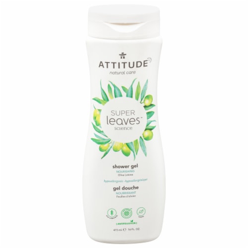 Attitude Super Leaves Olive Nourishing Shower Gel Perspective: front