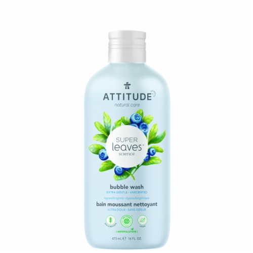 Attitude® Super Leaves™ Unscented Bubble Wash Perspective: front