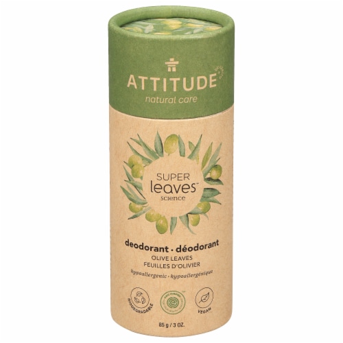 Attitude Super Leaves Olive Leaves Deodorant Perspective: front