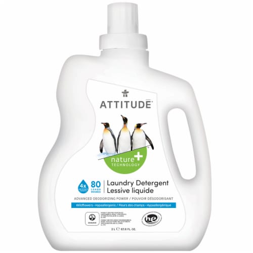 Attitude Wildflowers Laundry Detergent Perspective: front