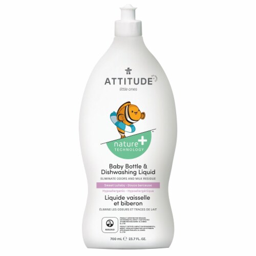 Attitude® Sweet Lullaby Baby Bottle & Dishwashing Liquid Perspective: front