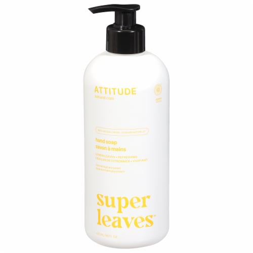 Attitude Super Leaves Lemon Leaves Hand Soap Perspective: front