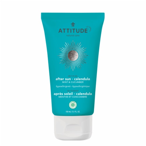 Attitude Mint & Cucumber After Sun Melt-In Gel Perspective: front