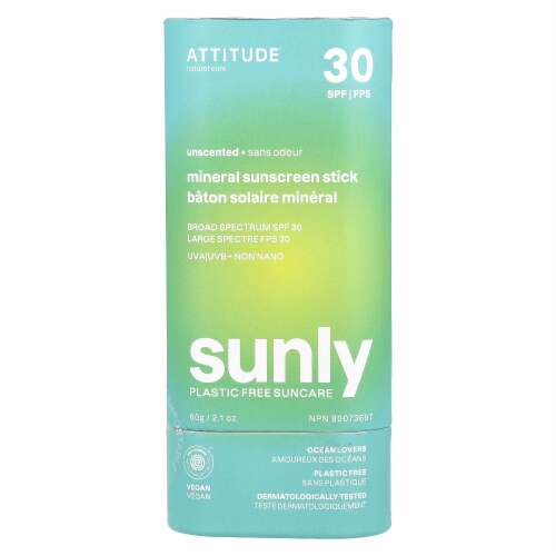 Sunly Sunscreen Stick - Unscented - 30 SPF Perspective: front