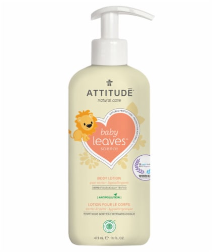 Attitude® Baby Leaves™ Pear Nectar Body Lotion Perspective: front
