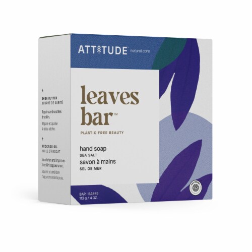 Attitude Leaves Bar™ Herbal Musk Hand Soap Perspective: front