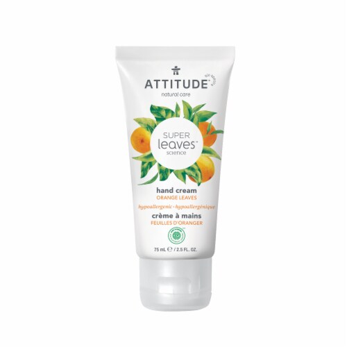Attitude® Super Leaves™ Orange Leaves Hand Cream Perspective: front