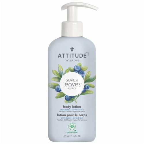 Attitude® Super Leaves™ Unscented Extra Gentle Body Lotion Perspective: front