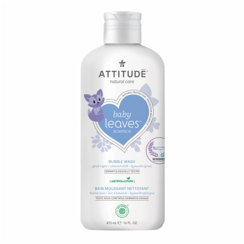 Attitude® Baby Leaves™ Good Night Bubble Wash Perspective: front