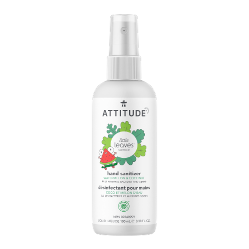 Attitude® Little Leaves™ Watermelon & Coconut Hand Sanititzer Perspective: front