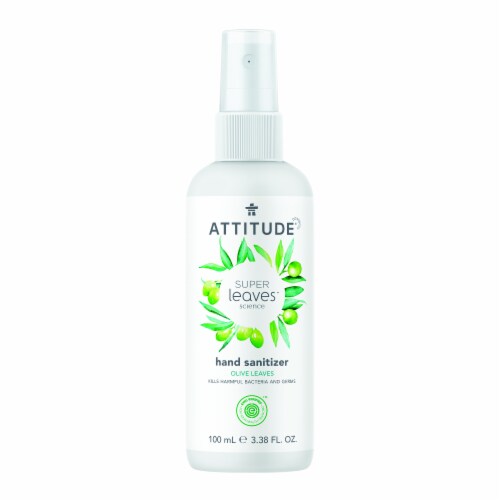 Attitude® Super Leaves™ Olive Leaves Hand Sanitizer Perspective: front