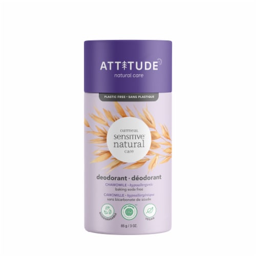 Attitude® Oatmeal Sensitive Baking Soda Free Deodorant With Chamomile Perspective: front